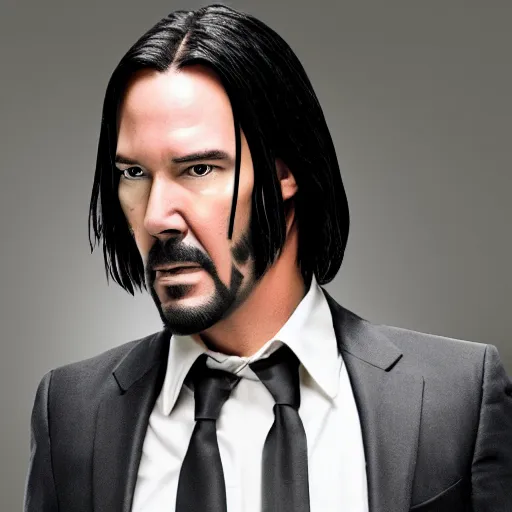 Prompt: jerry trainor as john wick, professional movie still, 4 k