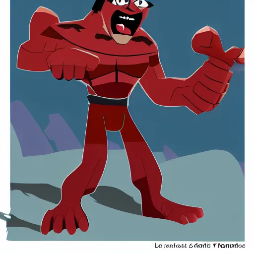 Image similar to fang from genndy tartakovsky's primal