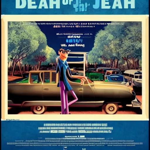 Prompt: pixar movie poster about death of JFK