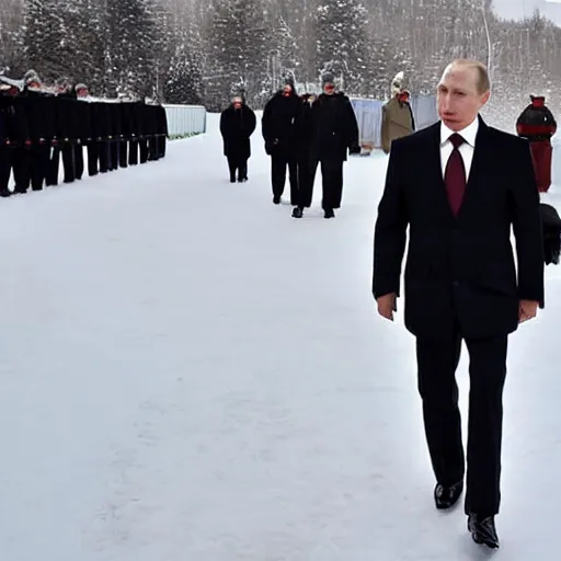 Prompt: vladimir putin with a pocket full of gravy