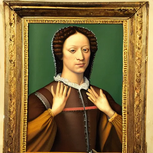 Prompt: a renaissance style portrait painting of licantropo