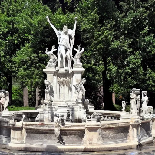 Image similar to A photo of a the Fountain of Cybele (Madrid)