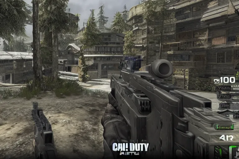 Image similar to screenshot of Call of Duty as a Game Boy Advance game