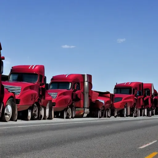 Prompt: a truck of dildos has crashed on the highway