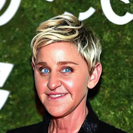 Prompt: ellen degeneres as medusa