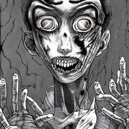 Image similar to nightmare fuel, junji ito, horror,