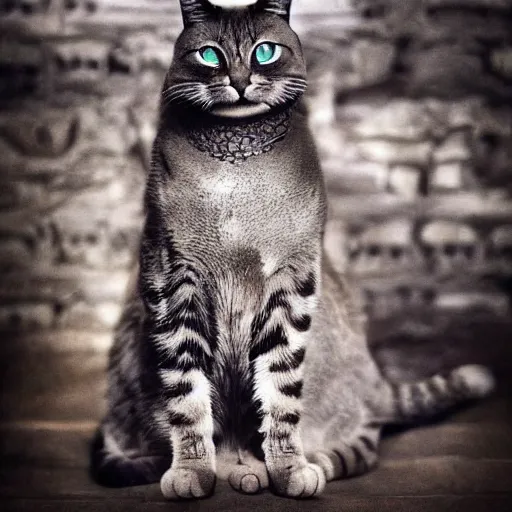 Prompt: an amazing award winning photo of a cat as a knight of the knights templar, very detailed and sharp, 4k hdr, cinematic