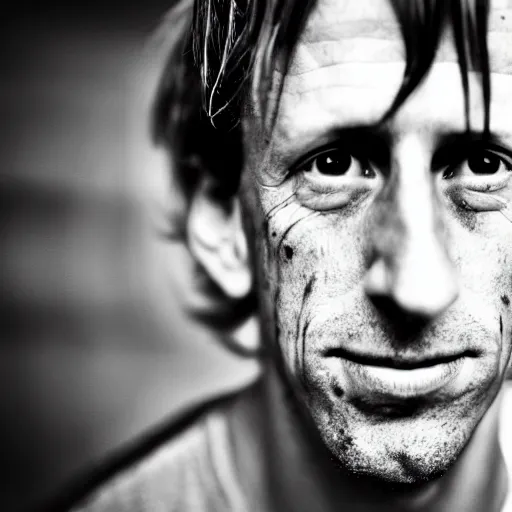 Image similar to ! dream portrait the bottom half of tony hawk, completely severed at the waste, skateboarding, sharp focus, 4 k editorial photograph, soft lighting, shallow depth of field, people out of focus