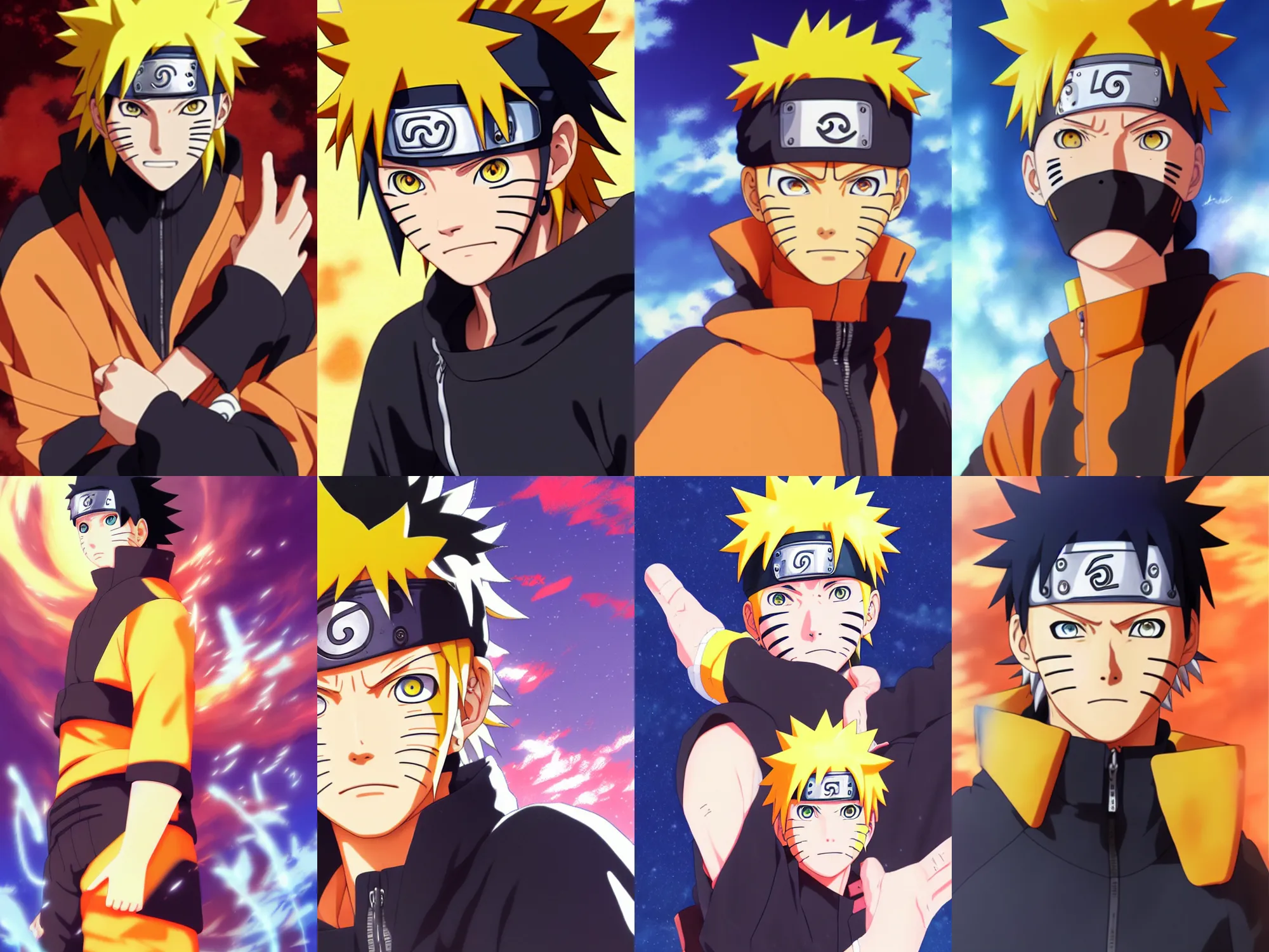 prompthunt: Fusion of Naruto Uzumaki from the anime Naruto and