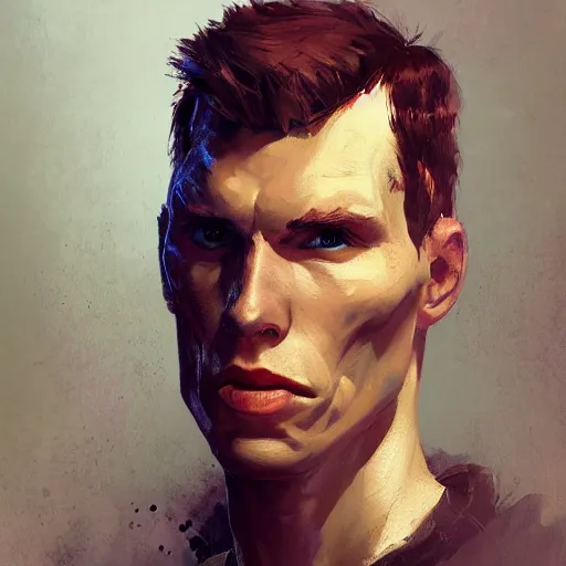 Image similar to a portrait of jerma985 by Greg Rutkowski, digital art, horror, trending on artstation, anime arts, featured on Pixiv, HD, 8K, highly detailed, good lighting, beautiful, epic, masterpiece - H 768