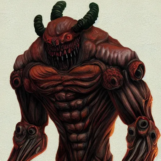 Image similar to Doom Cacodemon anatomical study