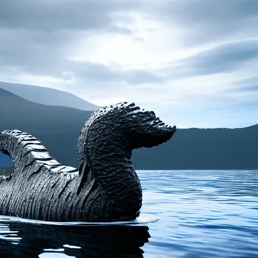 Prompt: loch ness monster, highly detailed, photorealistic portrait, bright studio setting, studio lighting, crisp quality and light reflections, unreal engine 5 quality render