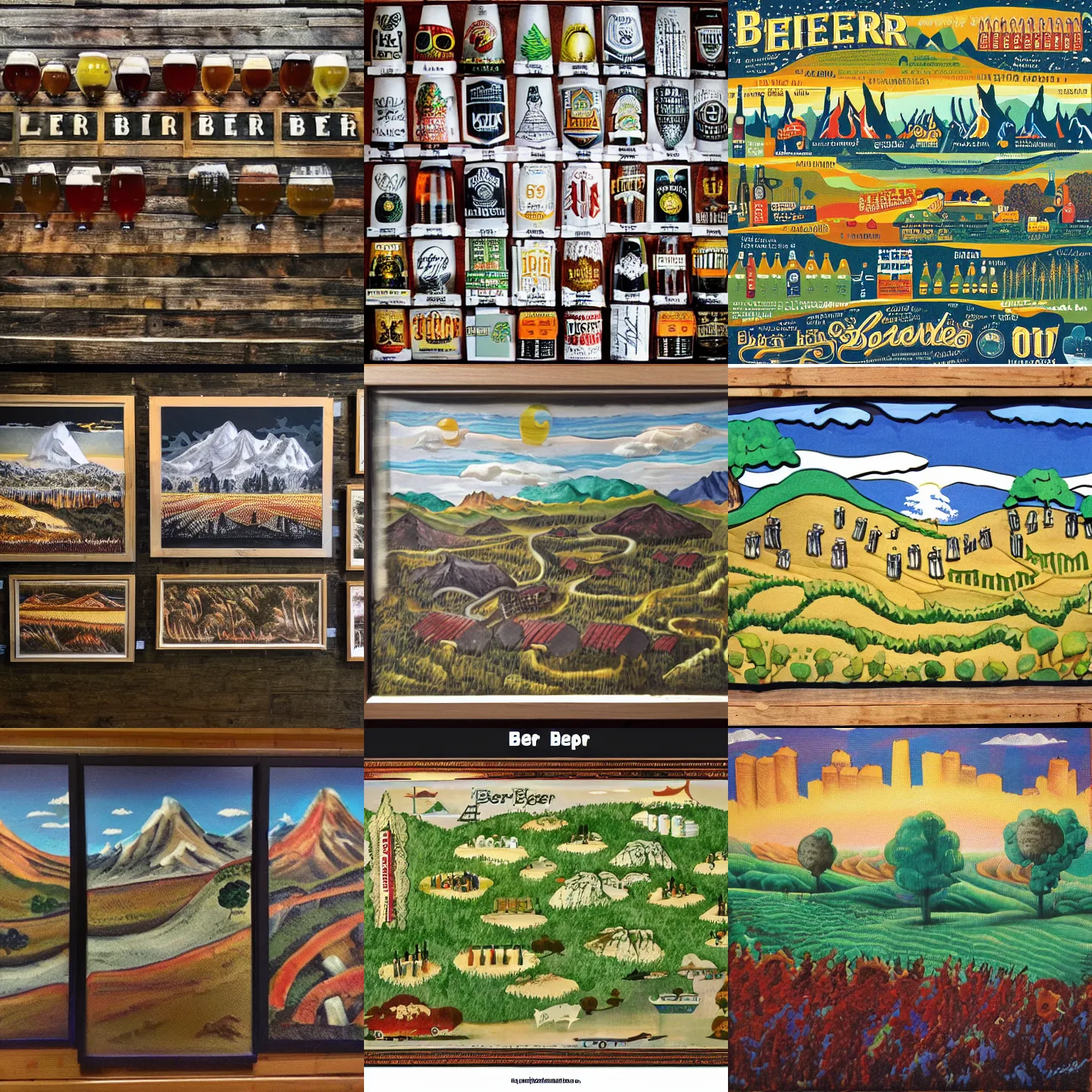 Prompt: beer landscape