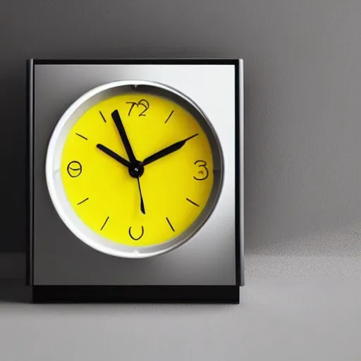 Image similar to an alarm clock that looks like a banana,