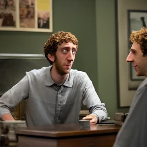 Prompt: movie social network, thomas middleditch