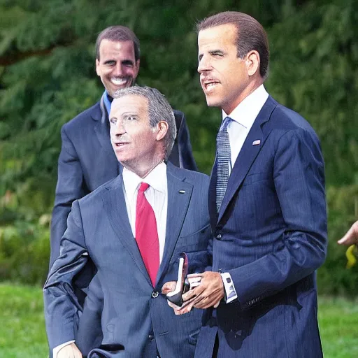 Prompt: man award winning photo of man obsessed with hunter biden