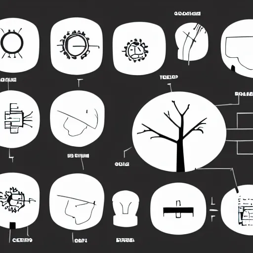 Image similar to what is thinking, detailed schematic