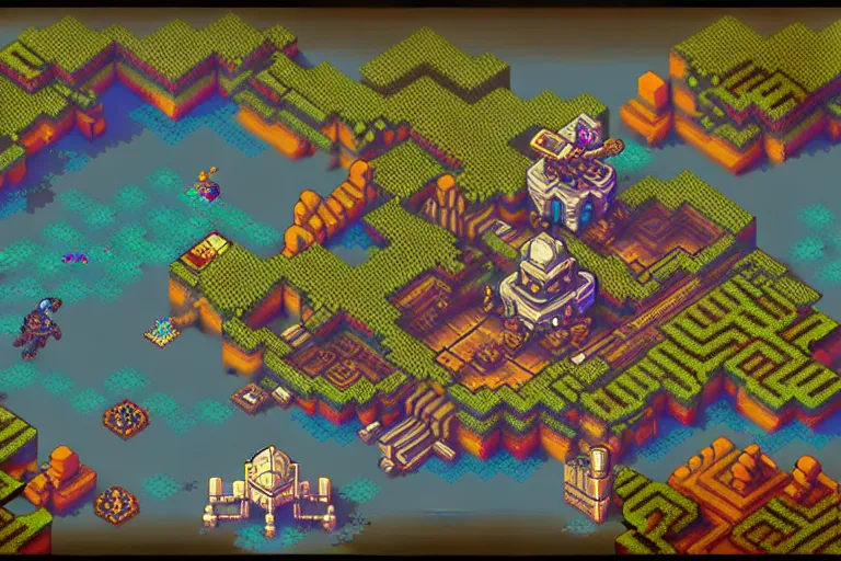 Image similar to overwatch map beautiful detailed pixelart by albertov in the style of quest for glory remake, intricate details, beautifully dithered gradients, volumetric lighting, cgsociety, artstation, 2 d