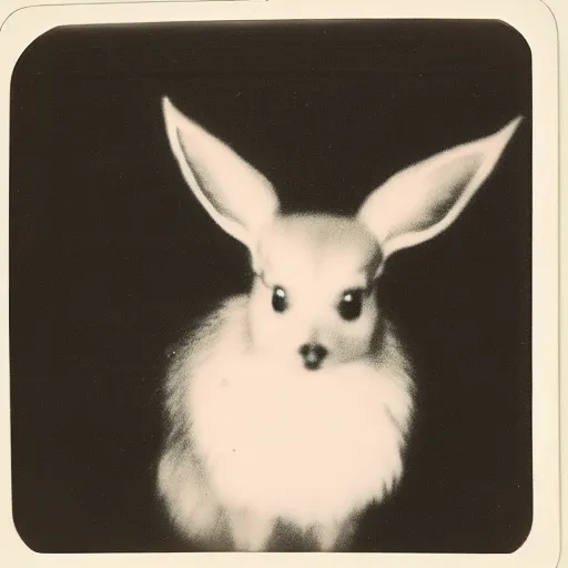 Image similar to 1 9 5 0 s polaroid picture of eevee