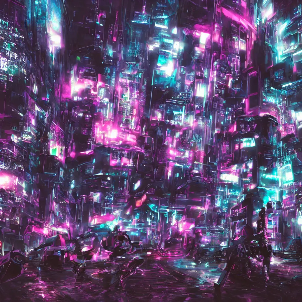 Image similar to cyber punk