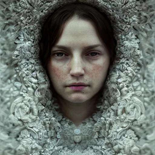 Image similar to cinematic minecraft, intricate, elegant, by alyssa monks, highly detailed, symmetrical face, fine details, masterpiece, trending on artstation