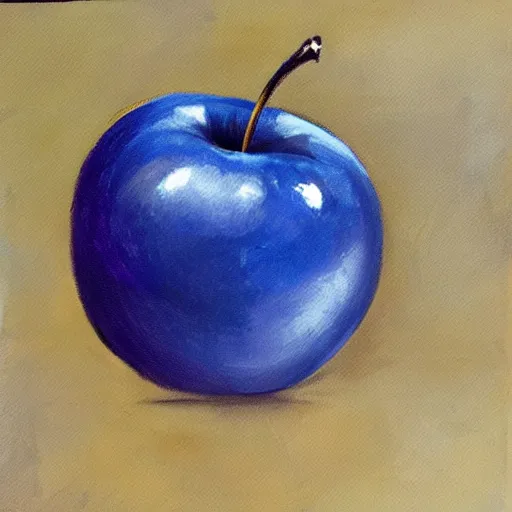 Image similar to blue apple