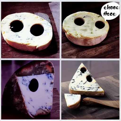 Image similar to evil cheese