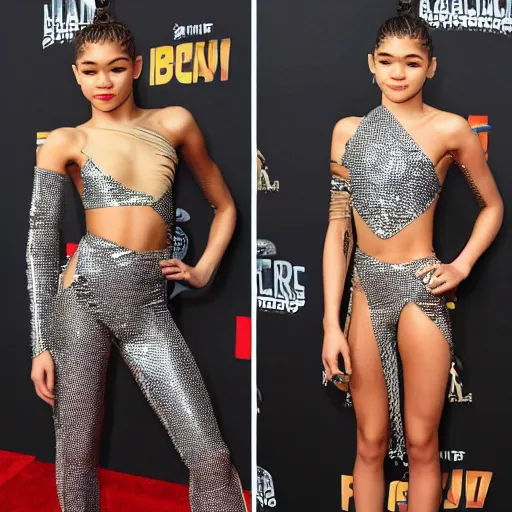 Image similar to Cyborg Zendaya