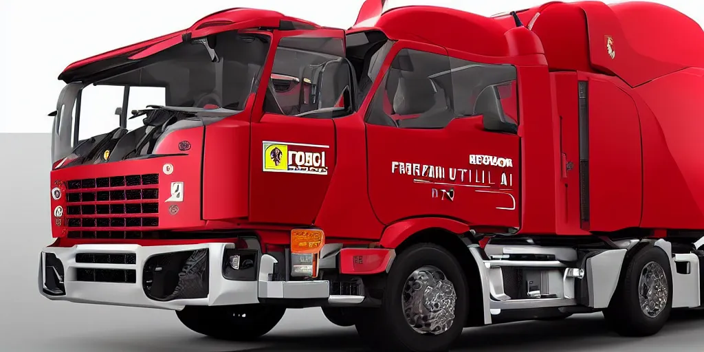 Image similar to “2020 Ferrari Truck, ultra realistic, 8k”