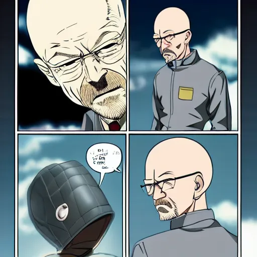 Prompt: saitama as walter white