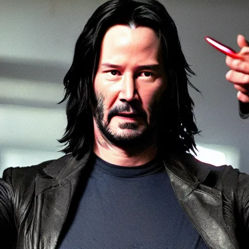 Prompt: keanu reeves as x men wolverine, marvel movie