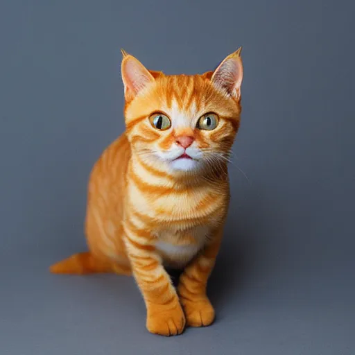Image similar to a small orange tabby cat with no white on him