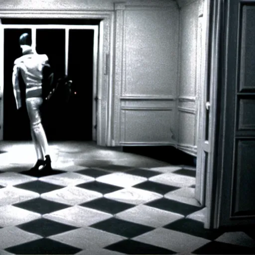 Image similar to The Backrooms, Stanley Kubrick cinematography