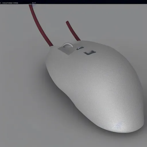 Prompt: Mouse 3d modelling