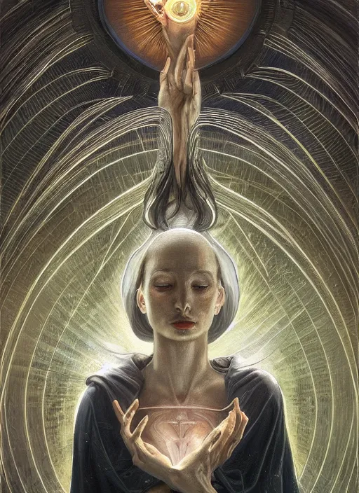 Prompt: album art divine holy glowing symbol spell , physically accurate, moody dynamic lighting, very very intricate, very very elegant, highly detailed, digital painting, artstation, HR GIGER, Hieronymus Bosch, Francis Bacon, concept art, smooth, very beautiful, sharp focus, illustration, art by artgerm and greg rutkowski and alphonse mucha