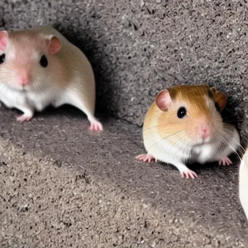 Prompt: People have become slaves to hamsters