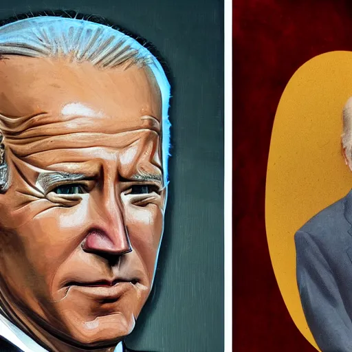 Prompt: joe biden, medieval painting, detailed