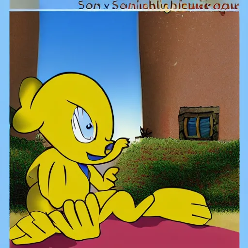 Prompt: a photograph of sonichu