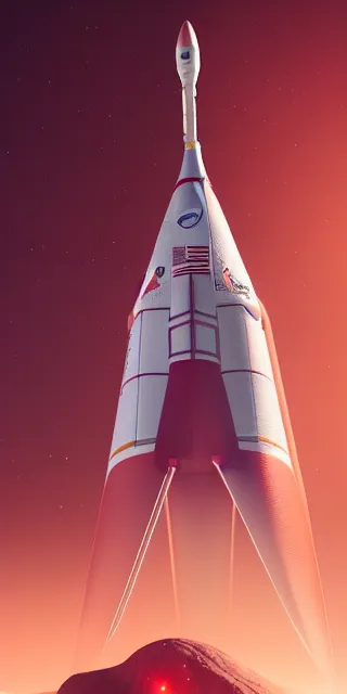 Prompt: nasa rocket launch by charlie bowater and anna dittmann and artgerm and clemens ascher, intricate, elegant, white and orange and red and maroon mist, highly detailed, dramatic lighting, sharp focus, octane render, trending on artstation, artstationhd, artstationhq, unreal engine, 4 k, 8 k