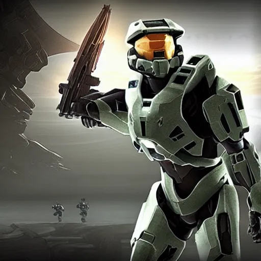 Image similar to a photo of a male android in halo reach