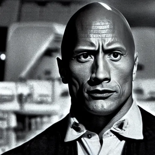 Prompt: dwayne johnson as doctor who, 1 9 7 0 s