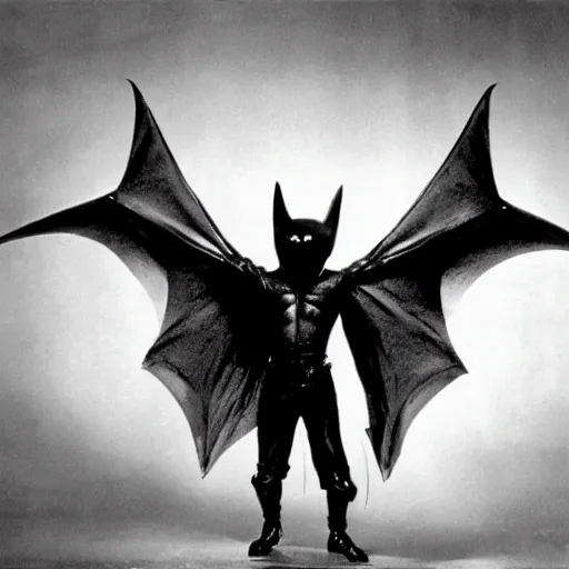 Image similar to a creature from a major horror hollywood movie, bat wings!