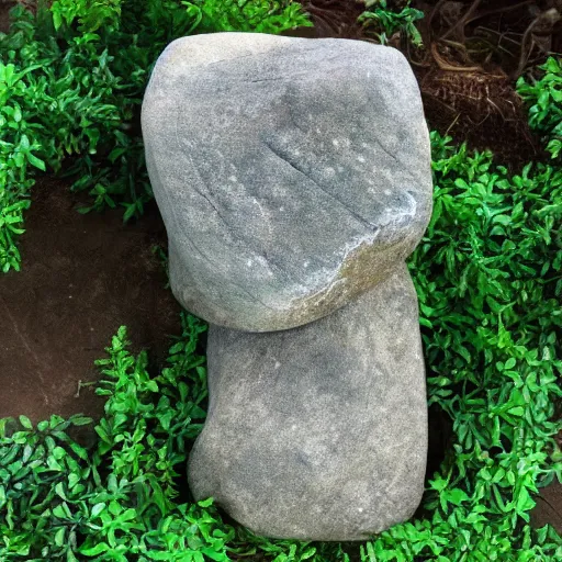 Prompt: small treetop village stone, vivid photorealistic