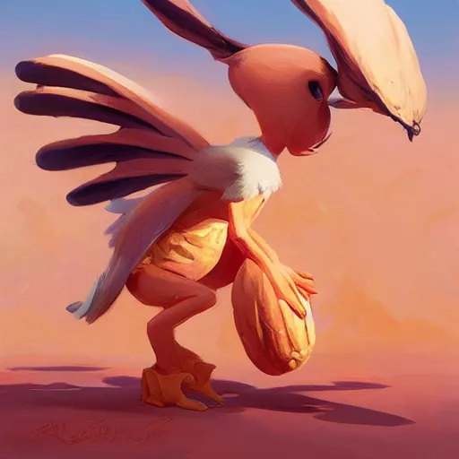 Image similar to peanut, peanut with wings, flying peanut, peanuts behance hd artstation by Jesper Ejsing, by RHADS, Makoto Shinkai and Lois van baarle, ilya kuvshinov, rossdraws