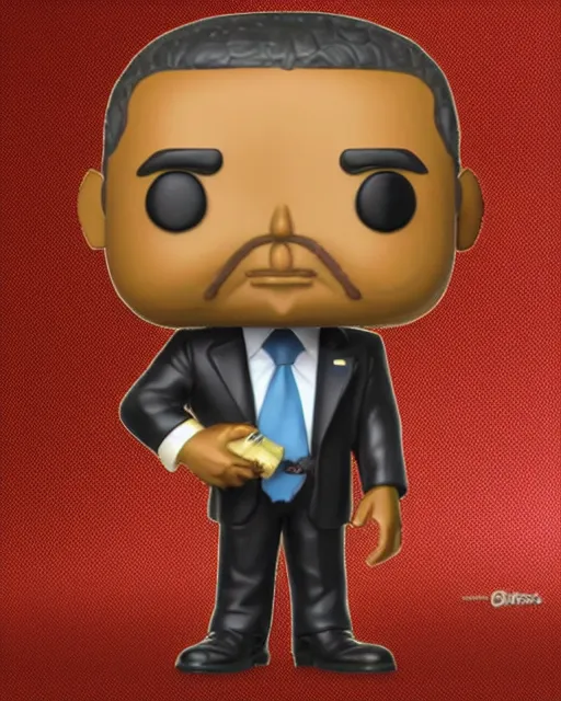 Image similar to golden obama special edition funko pop, product picture, ebay listing