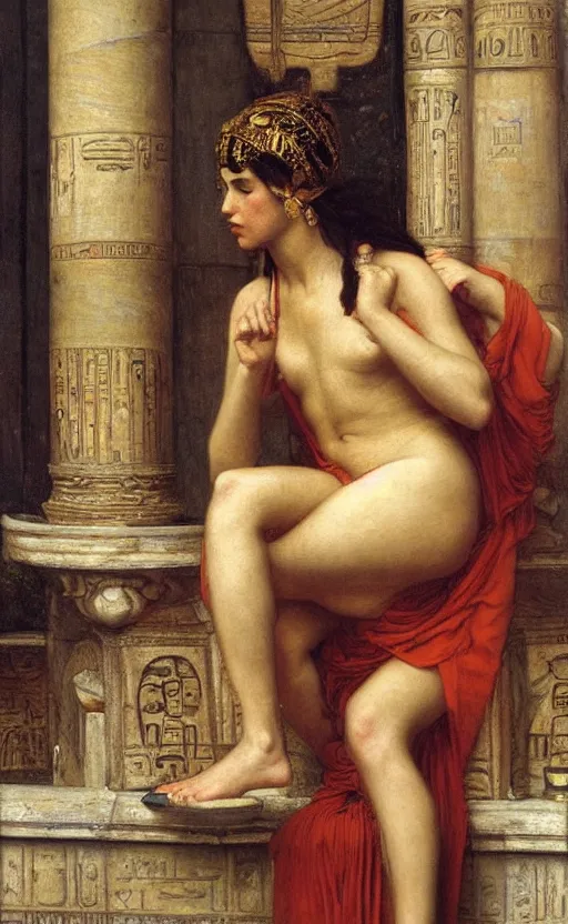 Image similar to egyptian golden age by edward john poynter