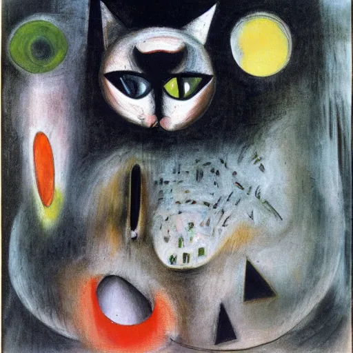 Image similar to cat by roberto matta