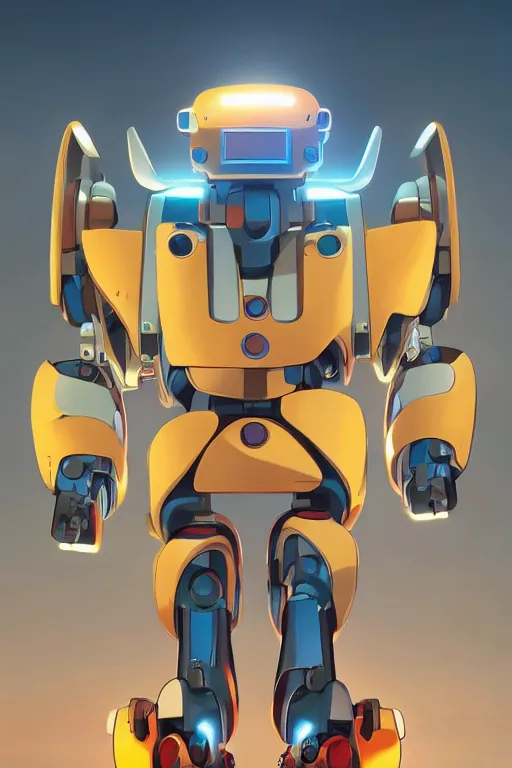 Image similar to metabots medabots medarotto medarot robot minimalist comics, behance hd by jesper ejsing, by rhads, makoto shinkai and lois van baarle, ilya kuvshinov, rossdraws global illumination ray tracing hdr radiating a glowing aura