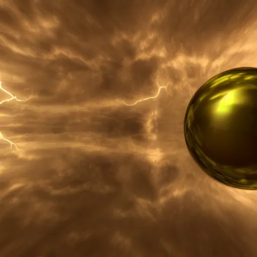 Image similar to storm of sphere atoms, photorealistic, 4 k