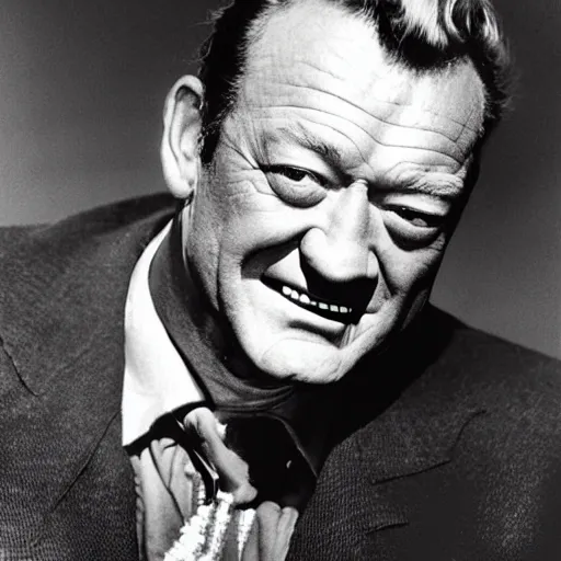 Image similar to ”A color photo of John Wayne by Terry O´Neill”